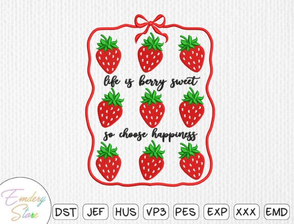 Berry Embroidery Design Review for Holiday Collections