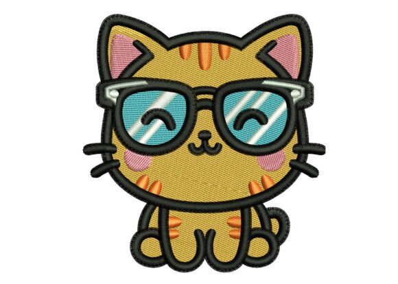 Cat with Big Glasses Embroidery Design Review