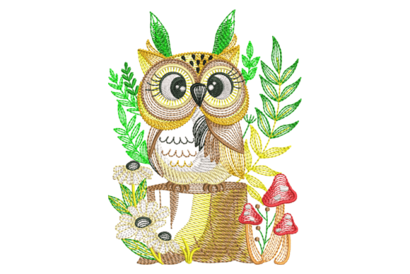 Cute Owl Embroidery Design Review for Craft Fairs