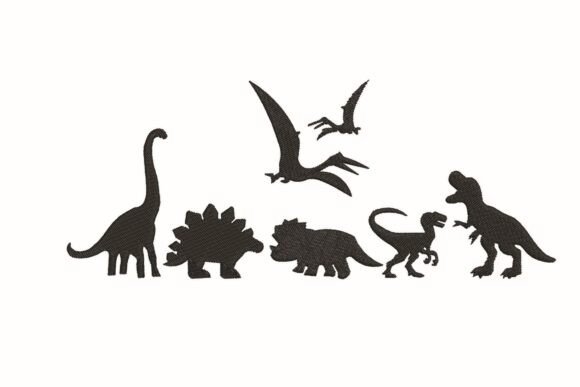 Dinosaur Silhouette Machine Embroidery Review