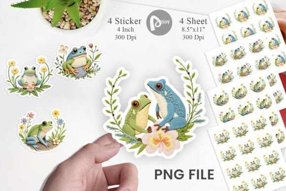 Frog Embroidery Sticker: A Designer's Review for Boutique Sweatshirts