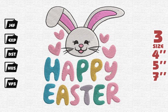 Happy Easter Day Embroidery Review for Boutique Apparel
