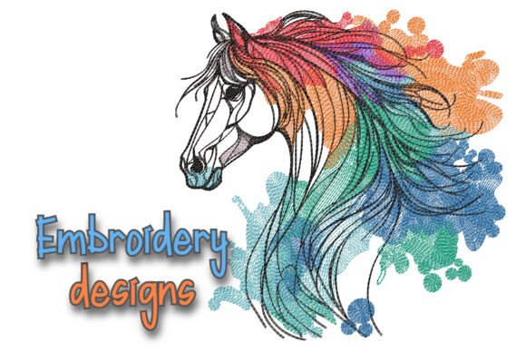 Horse Rainbow Embroidery Design Review for Makers