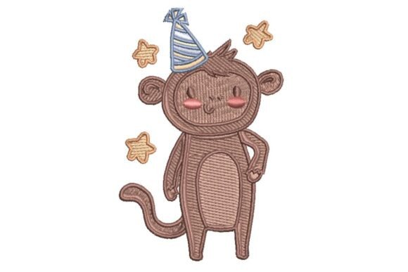 Party Monkey Embroidery Review: A Playful Design for Handmade Goods