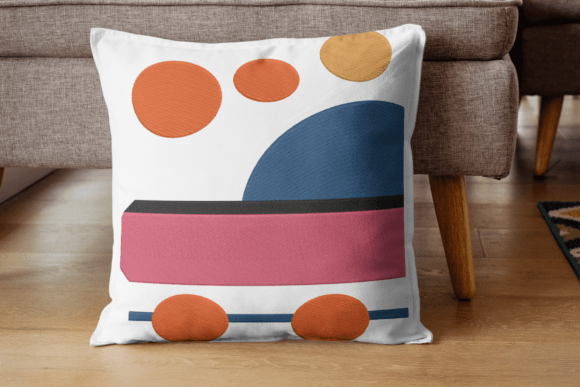 Retro Abstract Circle Car Embroidery Review