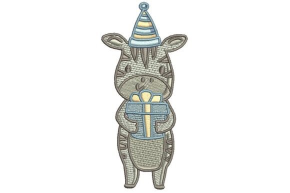 Review: Adorable Party Zebra Embroidery for Boutique Apparel