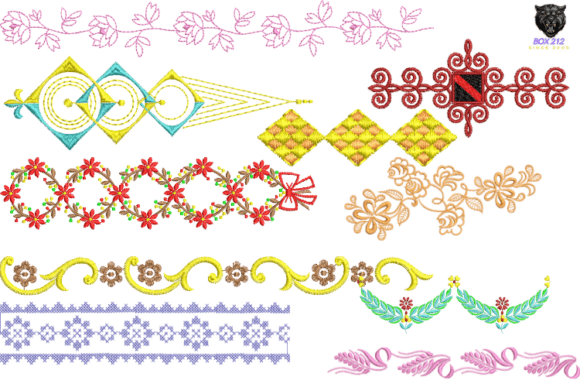 Review: Border Collection Embroidery Design for Apparel