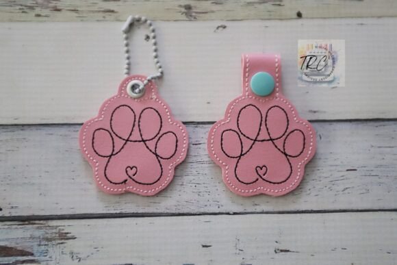 Review: Dog Paw Key Fob ITH for Boutique Sweatshirts