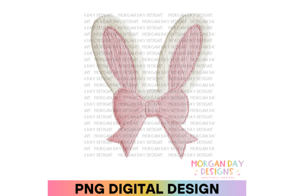 Review: Faux Embroidery Easter Bunny Ears PNG