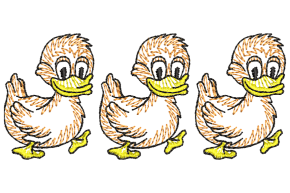 Review: Three Little Ducks Embroidery Design for Boutiques