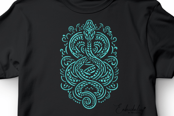 Snake Machine Embroidery Design Review for Etsy Sellers